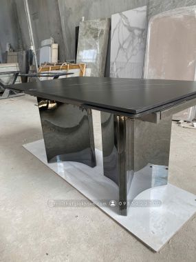 BÀN ĂN THÔNG MINH CHÂN SAO INOX NHẬP BA - TM 027