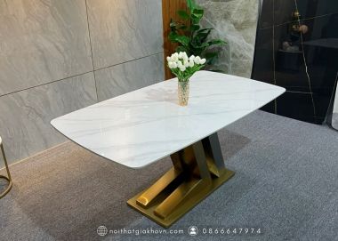 BÀN ĂN CHÂN Z INOX BA 023