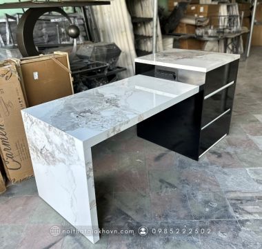 BÀN  ĐẢO KẾT HỢP BÀN ĂN BA 025