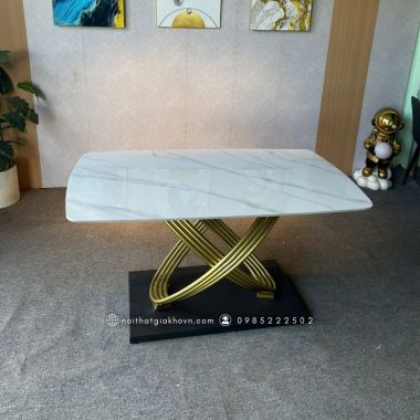 BỘ BÀN ĂN CHÂN XOẮN SẮT BA 021