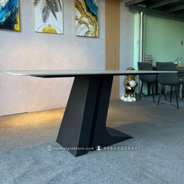 BỘ BÀN ĂN CHÂN Z SẮT BA 022