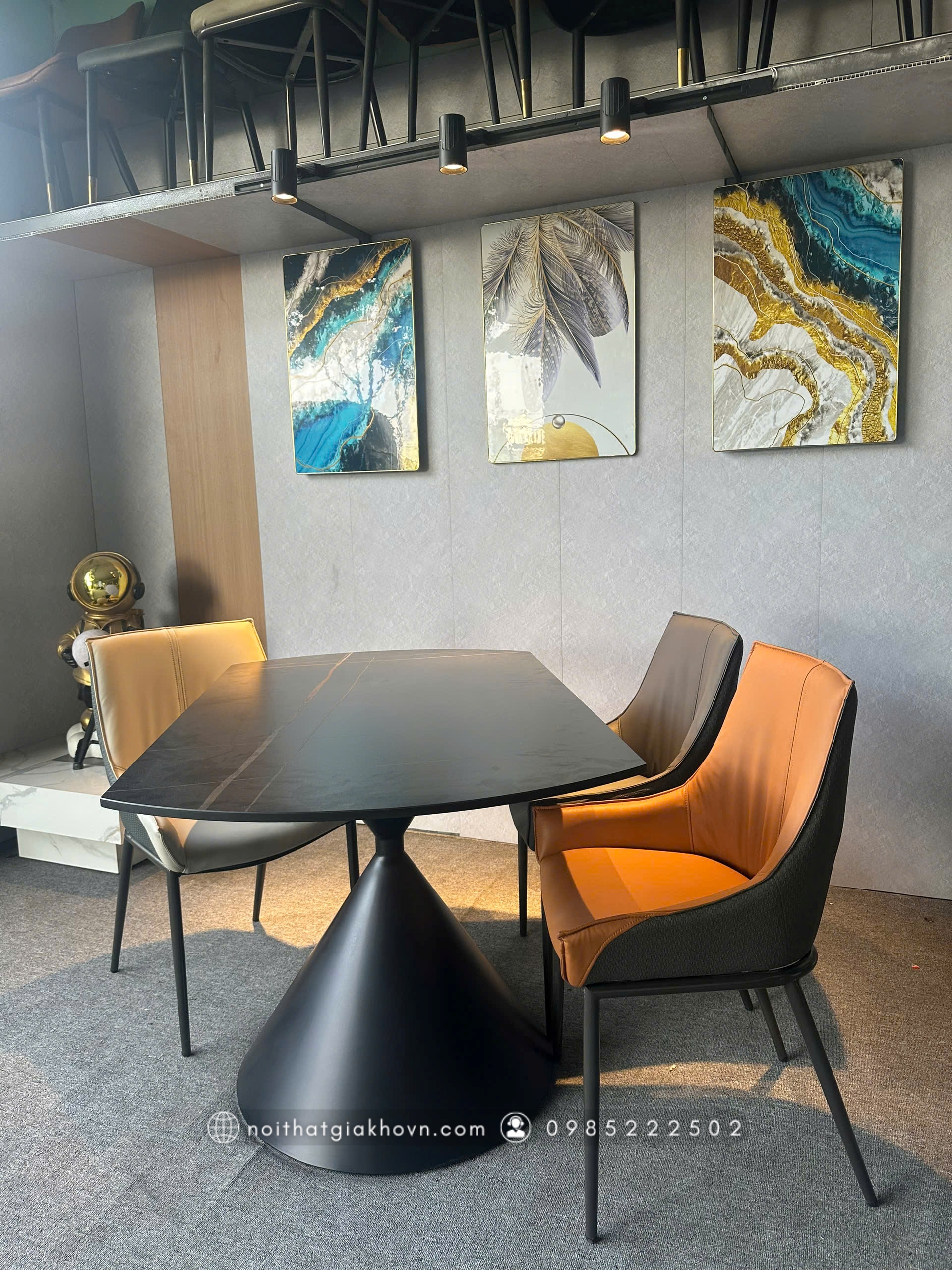 BỘ BÀN ĂN CHÂN XÒE THÔNG MINH BA - TM 022